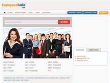 Tablet Screenshot of employmentindia.info